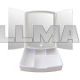 Зеркало с LED подсветкой тройное с органайзером